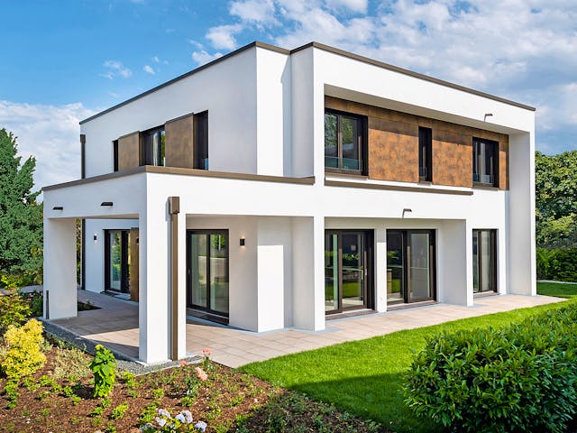 Fertighaus MH Victoria von RENSCH-HAUS, Cubushaus Außenansicht 1