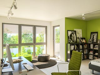 Fertighaus Einfamilienhaus Sydney von RENSCH-HAUS, Cubushaus Innenansicht 2