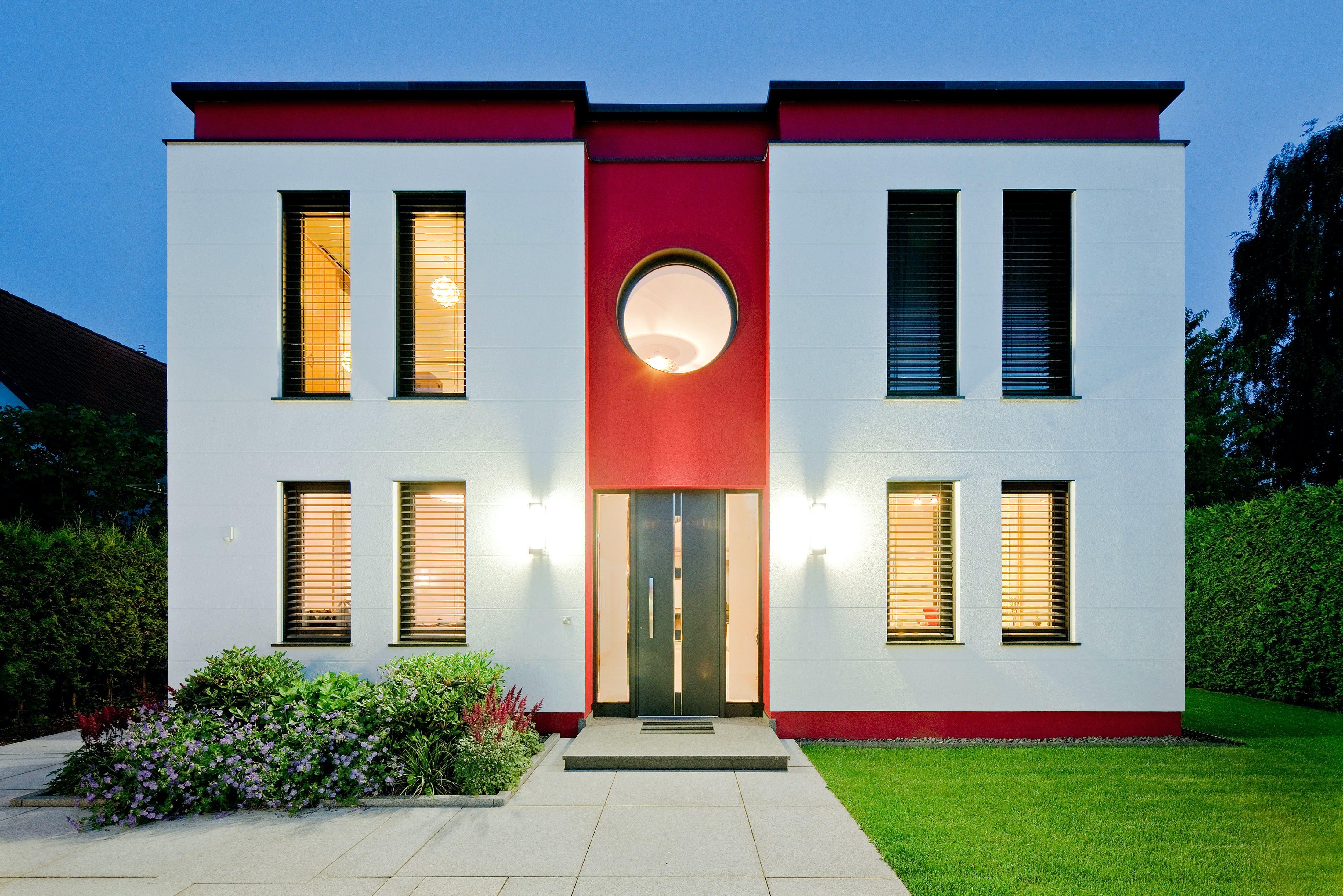 Massivhaus Cubatur 155 von ROTH-MASSIVHAUS Schlüsselfertig ab 375300€, Cubushaus Außenansicht 1