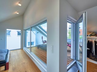 Fertighaus Haus Schulz von Fertighaus WEISS Schlüsselfertig ab 705412€, Pultdachhaus Innenansicht 2