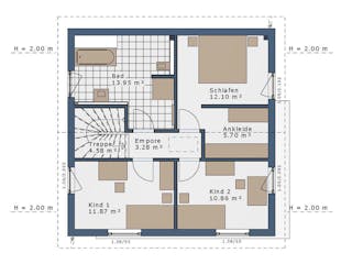Fertighaus SmartSpace Einfamilienhäuser von SCHWABENHAUS Schlüsselfertig ab 295290€, Satteldach-Klassiker Außenansicht 10