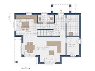 Fertighaus Solitaire Einfamilienhäuser von SCHWABENHAUS Schlüsselfertig ab 348208€, Satteldach-Klassiker Außenansicht 3