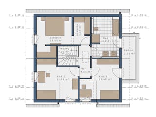 Fertighaus Solitaire Einfamilienhäuser von SCHWABENHAUS Schlüsselfertig ab 348208€, Satteldach-Klassiker Außenansicht 14
