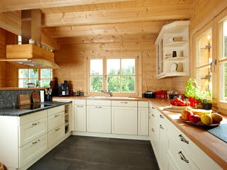 Blockhaus Schwarzwald von Rems-Murr-Holzhaus Ausbauhaus ab 404850€, Stadtvilla Innenansicht 2