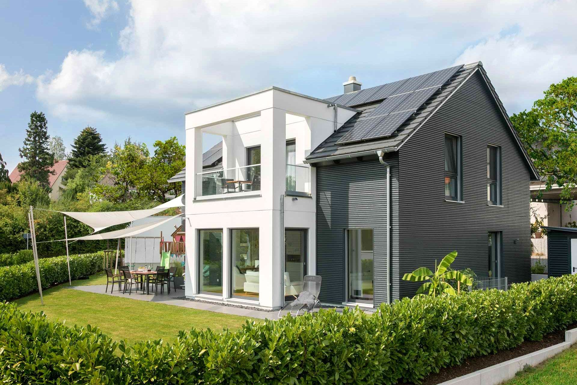 Fertighaus E 15-149.10 - Individuell geplantes Aktionshaus von SchwörerHaus Schlüsselfertig ab 457246€, Außenansicht 1