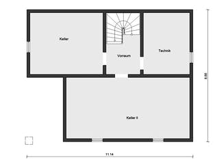Fertighaus E 15-153.2 - Fertighaus mit Doppelgarage von SchwörerHaus Schlüsselfertig ab 456675€, Grundriss 3