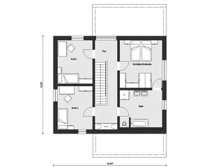 Fertighaus E 20-156.5 - Schwörer-Haus Cube von SchwörerHaus Schlüsselfertig ab 484067€, Cubushaus Grundriss 2