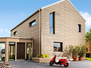 Fertighaus E 20-161.2 - Musterhaus Köln-Frechen von SchwörerHaus Schlüsselfertig ab 822707€, Außenansicht 2