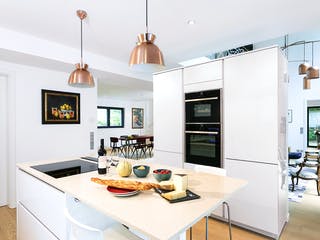 Fertighaus E 20-220.1 - Moderne Villa mit Flachdach von SchwörerHaus Schlüsselfertig ab 608464€, Cubushaus Innenansicht 3