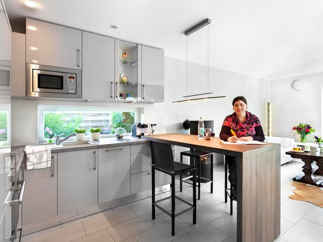 Fertighaus F 10-049.9.1 - FlyingSpace als Winkelbungalow von SchwörerHaus Schlüsselfertig ab 231517€, Bungalow Innenansicht 2
