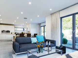 Fertighaus Selection-E-175 E5 von SCHWABENHAUS Schlüsselfertig ab 552168€, Cubushaus Innenansicht 1