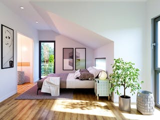 Fertighaus SOLUTION 230 V5 von Living Fertighaus Schlüsselfertig ab 538329€, Satteldach-Klassiker Innenansicht 4