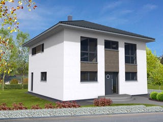 Fertighaus Stadtvilla 161 von Suckfüll Energiesparhaus Schlüsselfertig ab 441450€, Stadtvilla Außenansicht 1