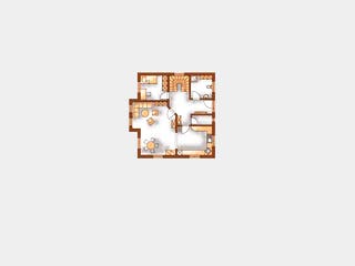 Massivhaus Stilhaus von Wagener Systemhausbau Schlüsselfertig ab 349000€, Satteldach-Klassiker Grundriss 2
