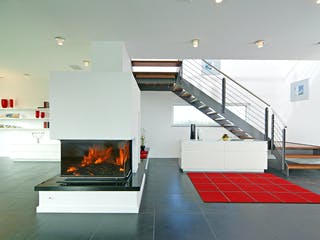 Fertighaus MH STYLE von WEISS Holzhaus Schlüsselfertig ab 609419€, Pultdachhaus Innenansicht 2