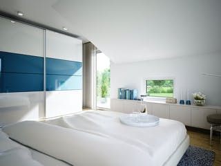 Fertighaus SUNSHINE 125 V2 von Living Fertighaus Schlüsselfertig ab 302278€, Satteldach-Klassiker Innenansicht 3