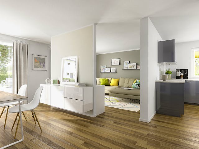 Massivhaus Aura 125 von Town & Country Haus Deutschland Schlüsselfertig ab 225690€, Satteldach-Klassiker Innenansicht 3