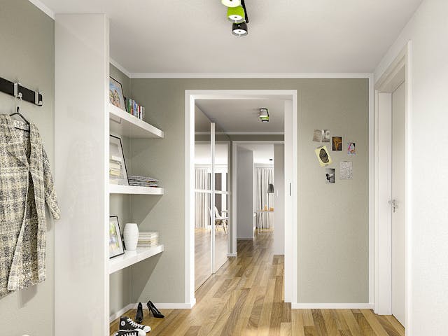 Massivhaus Aura 125 von Town & Country Haus Deutschland Schlüsselfertig ab 225690€, Satteldach-Klassiker Innenansicht 4