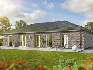 Massivhaus Bungalow 131 von Town & Country Haus Deutschland Schlüsselfertig ab 246290€, Bungalow Außenansicht 5