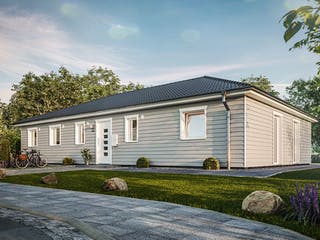 Massivhaus Bungalow 131 von Town & Country Haus Deutschland Schlüsselfertig ab 246290€, Bungalow Außenansicht 6