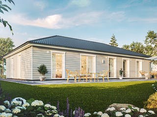 Massivhaus Bungalow 131 von Town & Country Haus Deutschland Schlüsselfertig ab 246290€, Bungalow Außenansicht 7