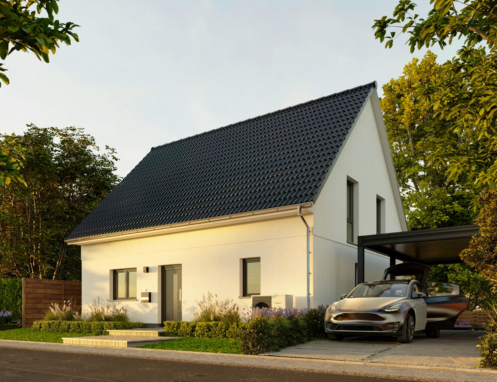Massivhaus Edition Clever 138+ von Town & Country Haus Deutschland Schlüsselfertig ab 266250€, Außenansicht 1