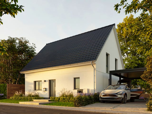 Massivhaus Edition Clever 138+ von Town & Country Haus Deutschland Schlüsselfertig ab 266250€, Außenansicht 1