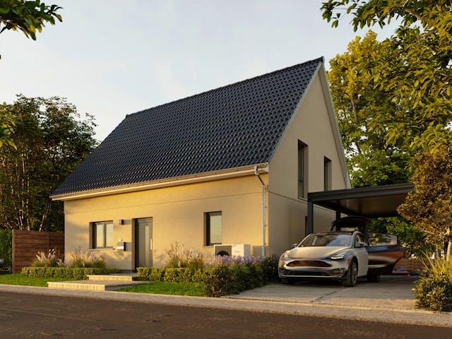 Massivhaus Edition Clever 138+ von Town & Country Haus Deutschland Schlüsselfertig ab 266250€, Außenansicht 2