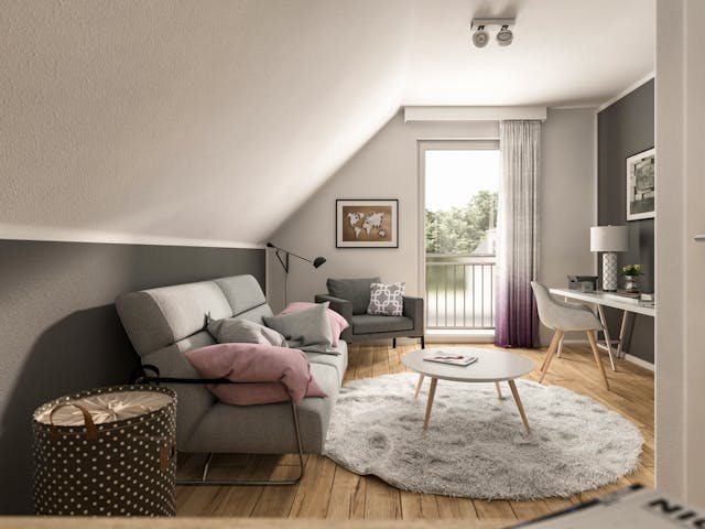 Massivhaus Flair 125 von Town & Country Haus Deutschland Schlüsselfertig ab 227650€, Satteldach-Klassiker Innenansicht 2