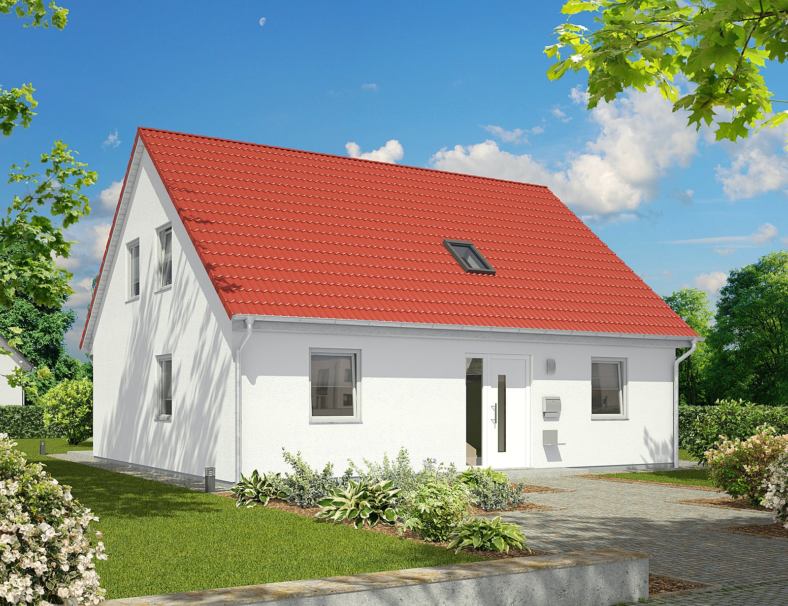 Massivhaus Mitwachshaus Flair 148 von Town & Country Haus Deutschland Schlüsselfertig ab 240750€, Außenansicht 2