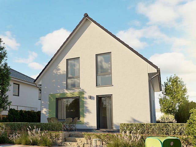 Massivhaus FürDich von Town & Country Haus Deutschland Schlüsselfertig ab 172290€, Satteldach-Klassiker Außenansicht 1