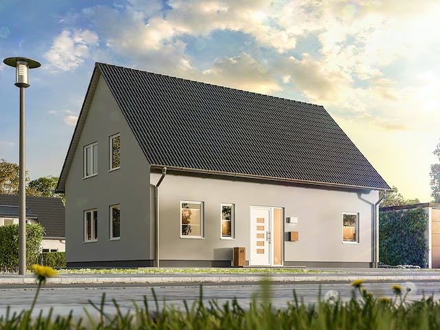 Massivhaus Landhaus 142 von Town & Country Haus Deutschland Schlüsselfertig ab 259950€, Satteldach-Klassiker Außenansicht 6