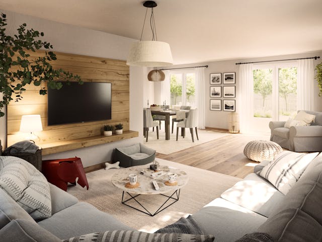Massivhaus Landhaus 142 von Town & Country Haus Deutschland Schlüsselfertig ab 259950€, Satteldach-Klassiker Innenansicht 1