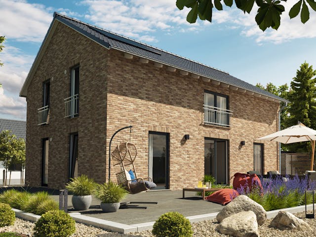 Massivhaus Landhaus 142 Modern von Town & Country Haus Deutschland Schlüsselfertig ab 259950€, Außenansicht 4