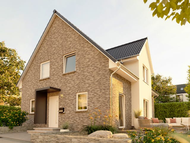 Massivhaus Lichthaus 152 von Town & Country Haus Deutschland Schlüsselfertig ab 265550€, Satteldach-Klassiker Außenansicht 4