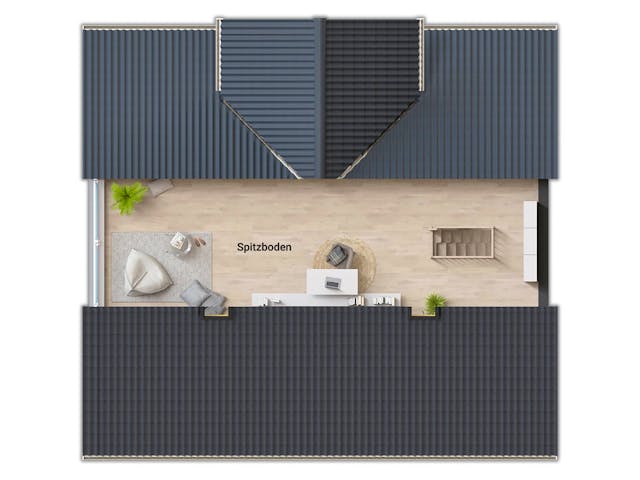 Massivhaus Lichthaus 152 von Town & Country Haus Deutschland Schlüsselfertig ab 265550€, Satteldach-Klassiker Grundriss 3