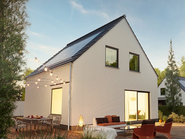 Massivhaus Raumwunder 100 von Town & Country Haus Deutschland Schlüsselfertig ab 198750€, Satteldach-Klassiker Außenansicht 1