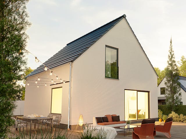 Massivhaus Raumwunder 100 von Town & Country Haus Deutschland Schlüsselfertig ab 198750€, Satteldach-Klassiker Außenansicht 2