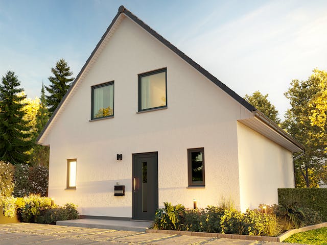 Massivhaus Raumwunder 100 von Town & Country Haus Deutschland Schlüsselfertig ab 198750€, Satteldach-Klassiker Außenansicht 3