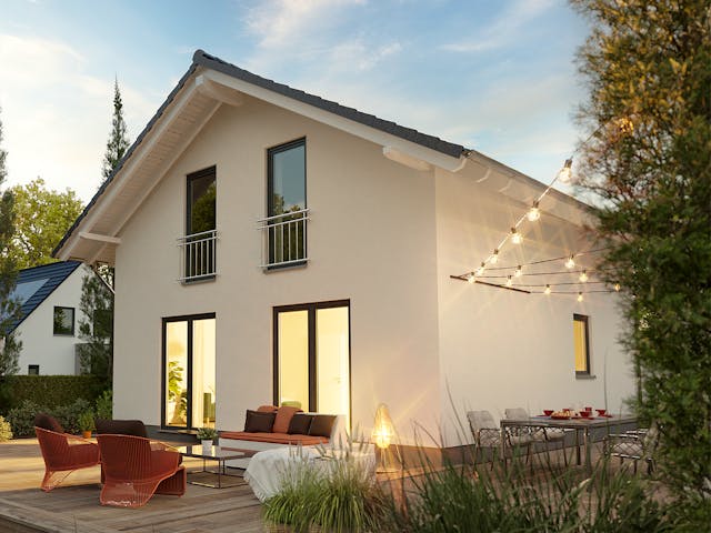 Massivhaus Raumwunder 100 Süd von Town & Country Haus Deutschland Schlüsselfertig ab 204350€, Außenansicht 1