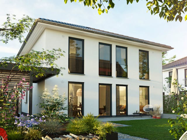 Massivhaus Stadtvilla 145 von Town & Country Haus Deutschland Schlüsselfertig ab 264390€, Stadtvilla Außenansicht 1