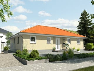 Massivhaus Winkelbungalow 108 von Town & Country Haus Deutschland Schlüsselfertig ab 223150€, Bungalow Außenansicht 6