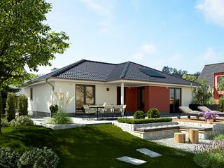 Massivhaus Winkelbungalow 108 von Town & Country Haus Deutschland Schlüsselfertig ab 223150€, Bungalow Außenansicht 7