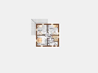 Massivhaus Toscana von Wagener Systemhausbau Schlüsselfertig ab 283000€, Stadtvilla Grundriss 1