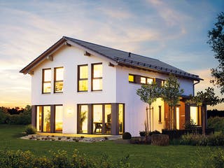 Fertighaus Variant 25-192 von Hanse Haus Schlüsselfertig ab 482333€, Satteldach-Klassiker Außenansicht 1