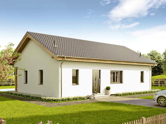 Fertighaus Bungalow Compact Small von Vario-Haus - Deutschland Schlüsselfertig ab 314280€, Bungalow Außenansicht 1