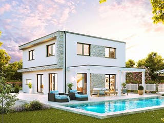 Fertighaus Family Edition von Vario-Haus - Österreich Schlüsselfertig ab 351800€, Cubushaus Außenansicht 3