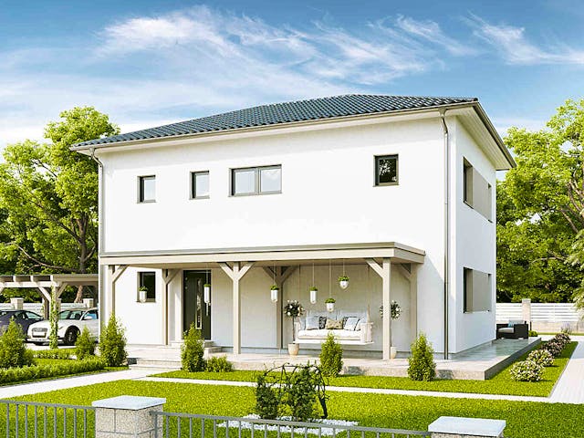 Fertighaus Family Life von Vario-Haus - Deutschland Schlüsselfertig ab 431730€, Stadtvilla Außenansicht 1 Fertighaus Family Life von Vario-Haus - Deutschland Schlüsselfertig ab 431730€, Stadtvilla Außenansicht 1