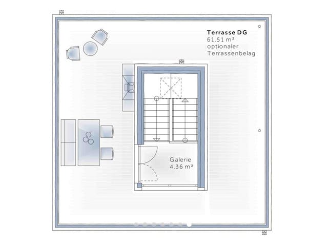 Fertighaus New Design SkyView von Vario-Haus - Deutschland Schlüsselfertig ab 491410€, Cubushaus Grundriss 3