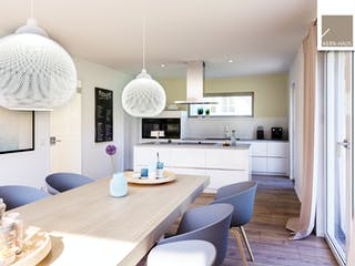 Massivhaus Familienhaus Vero von Kern-Haus Schlüsselfertig ab 396900€, Satteldach-Klassiker Innenansicht 2
